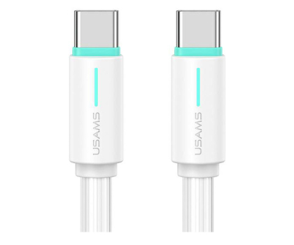 Kabel USAMS Kabel USB-C/USB-C 1m SJ73460W biały